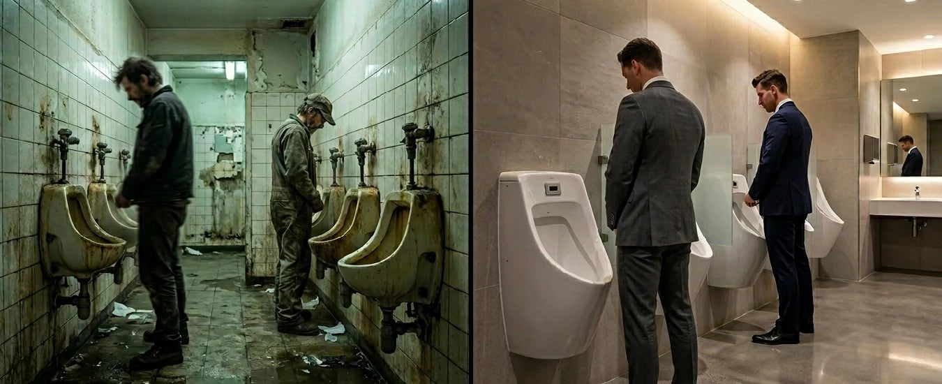 Image of How To Choose the Right Urinal System for Commercial Washrooms