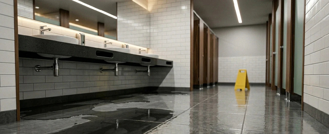 Image of Why and How to Keep a Washroom Floor Dry in High Use Spaces