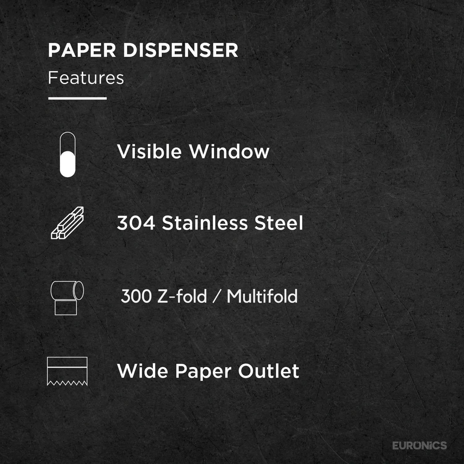 Image of Trimax P2 | Paper Towel Dispenser | Stainless Steel | Premium