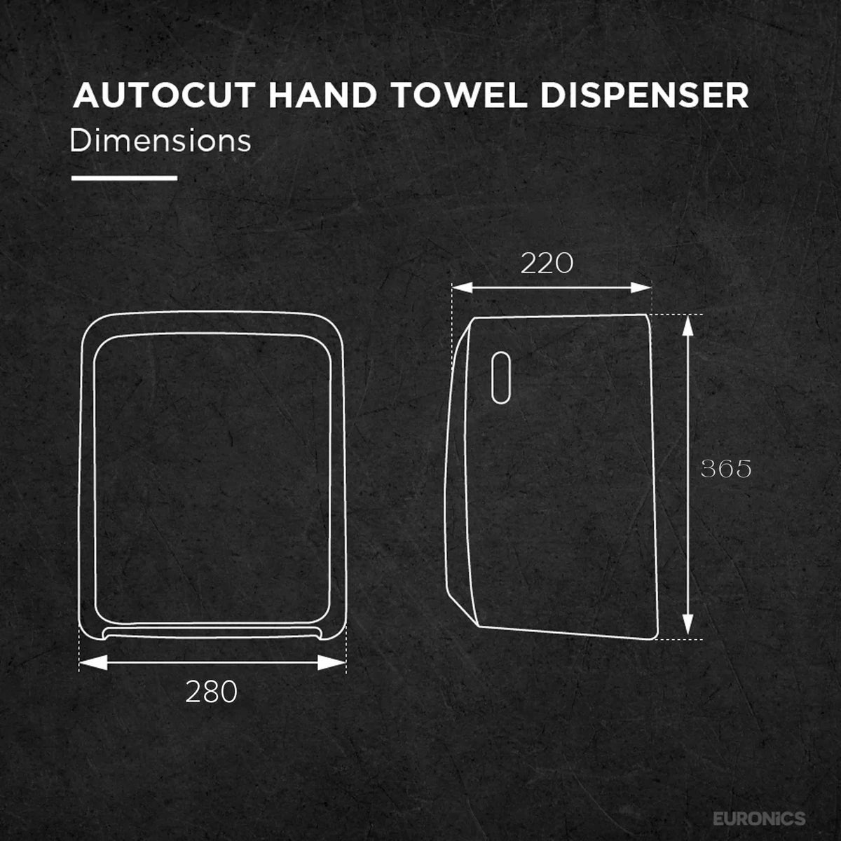 EP17 | Paper Towel Dispenser | Auto-Cut | Automatic | ABS Plastic
