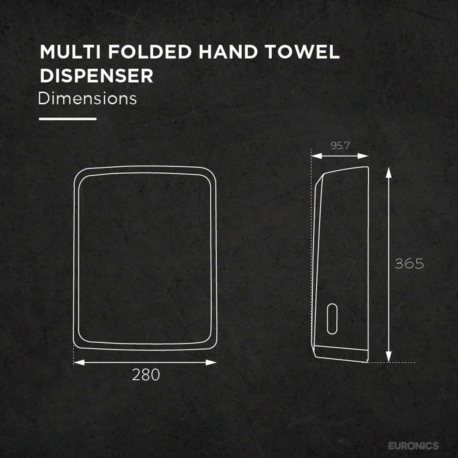 Image of EP23N | Paper Towel Dispenser | ABS | Manual | Exposed