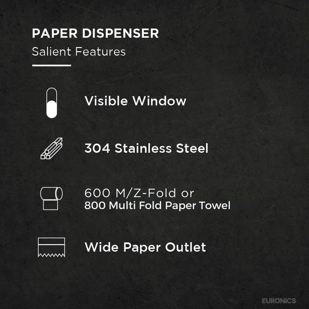 RPD2 | Paper Towel Dispenser | Recessed | Stainless Steel