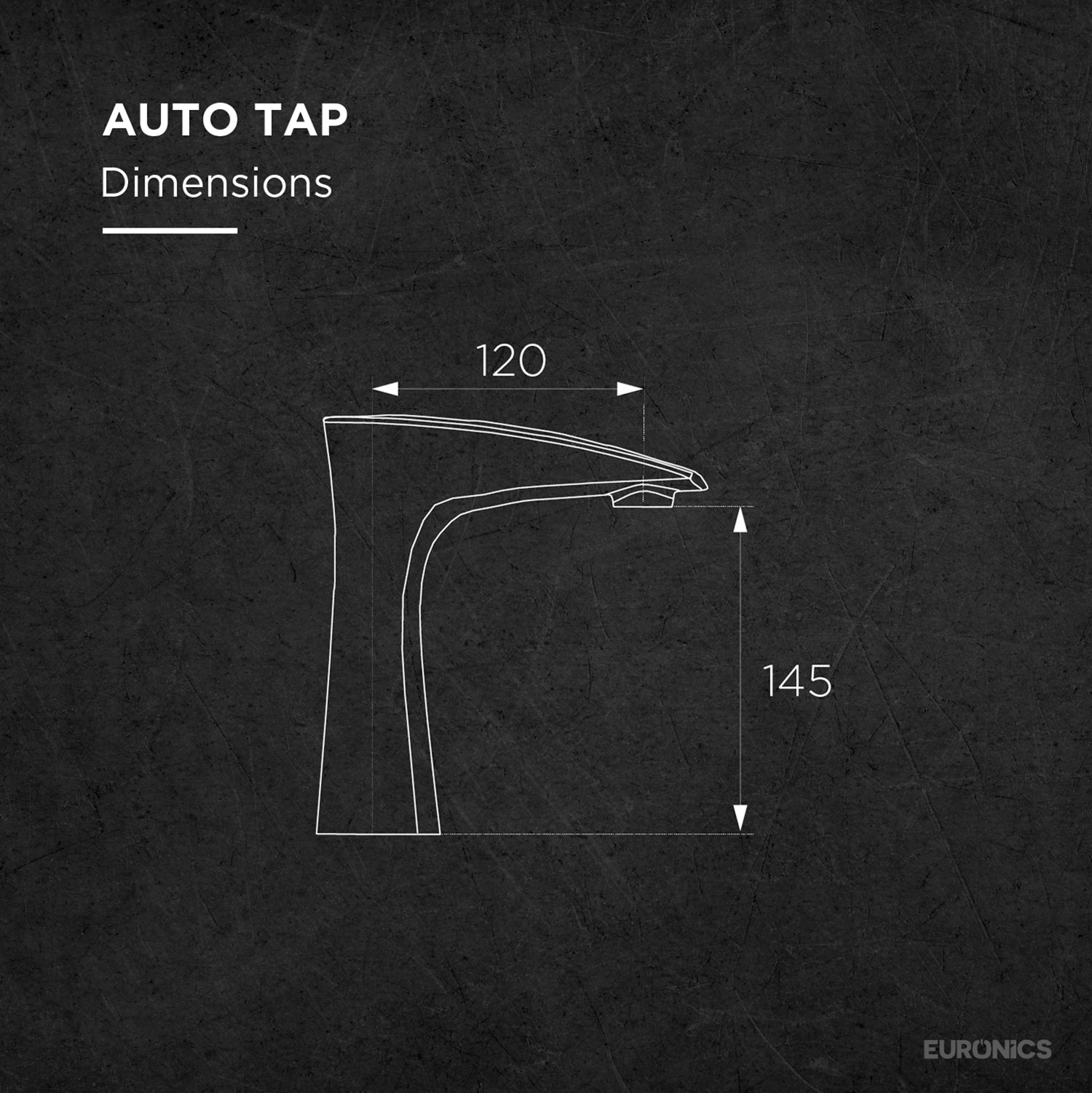Image of AEXON — Auto Tap (Basin Mount) Premium Designer Sensor Faucet with Advanced Infrared Control for Modern Washrooms
