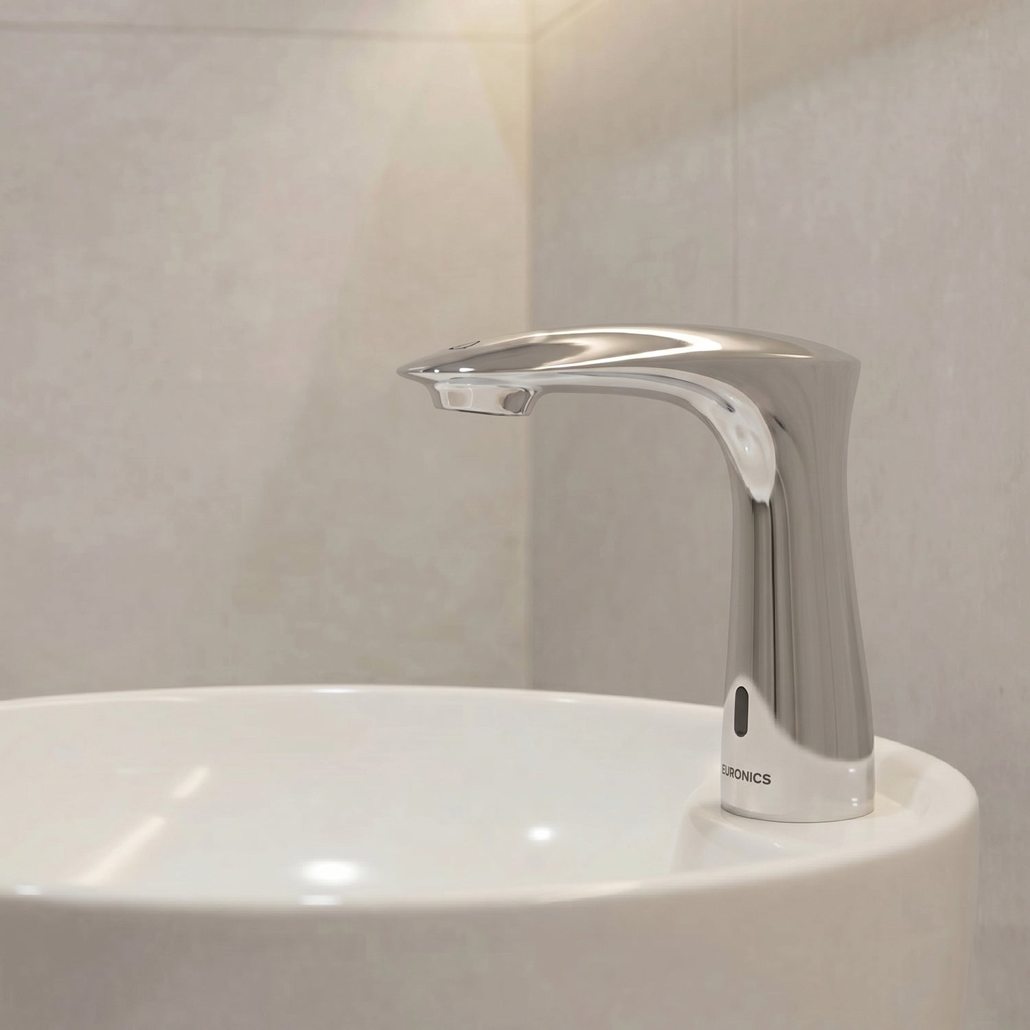 Arctic — Auto Tap (Basin Mount)

Premium Basin-Mounted Sensor Faucet for Hygienic, Touch-Free Washroom Experiences