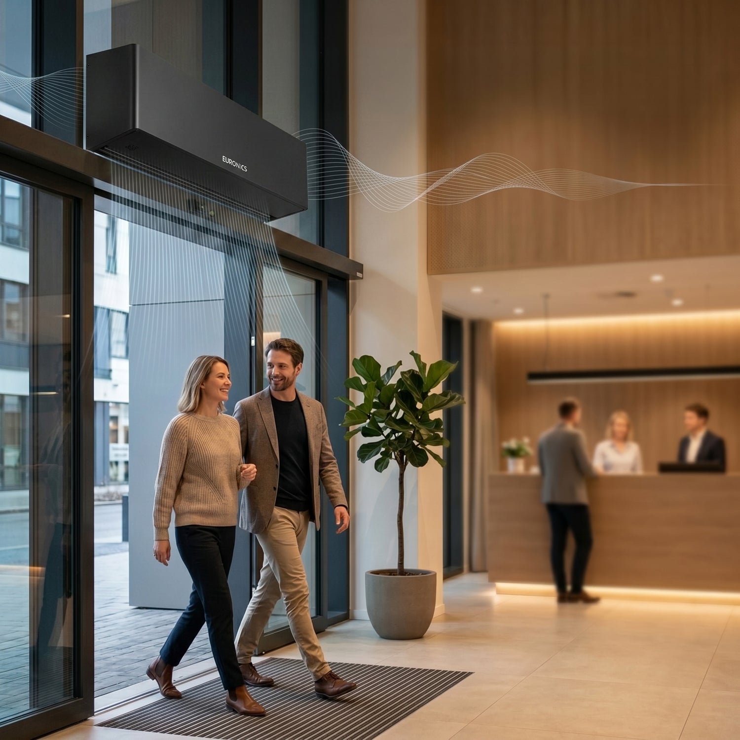 Image of EAC 3 Series Air Curtain High-Performance Slim Air Curtains for Commercial Entrances