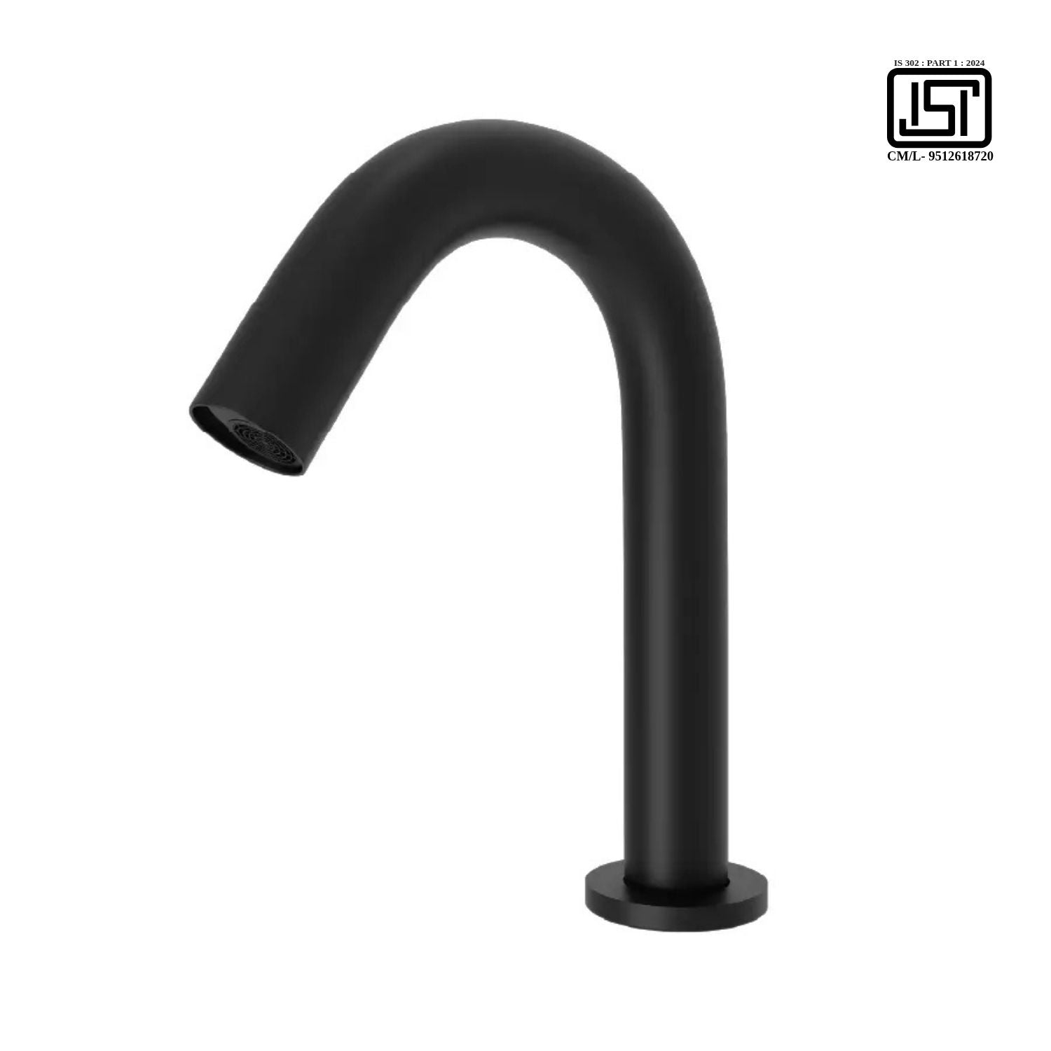 ET08VSBE Curve-Neck Automatic Sensor Faucet with Dual Power