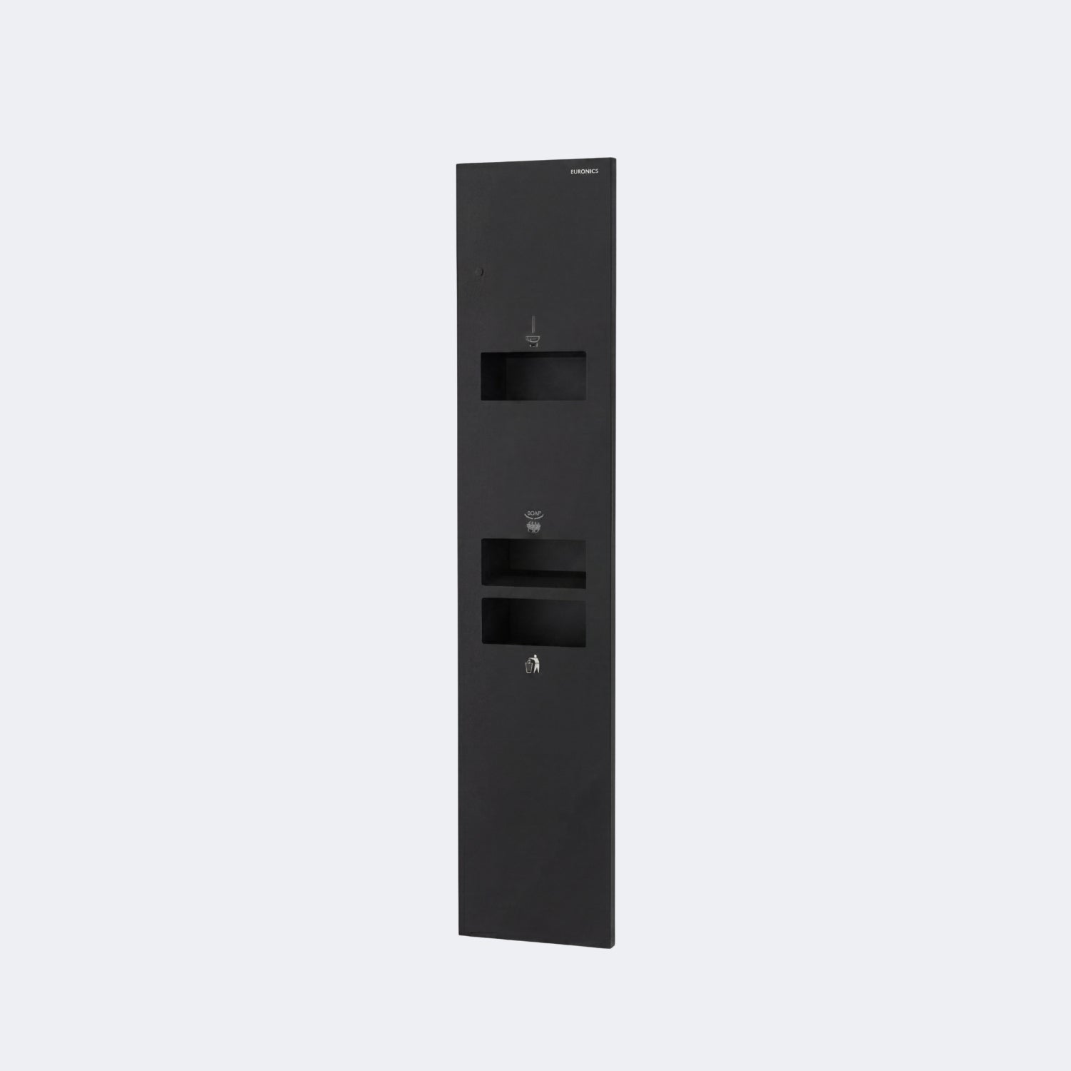 Image of KMR2N — Hand Dryer + Tissue Dispenser + Waste Receptacle Recessed All-in-One Hand Hygiene Station for Commercial Washrooms
