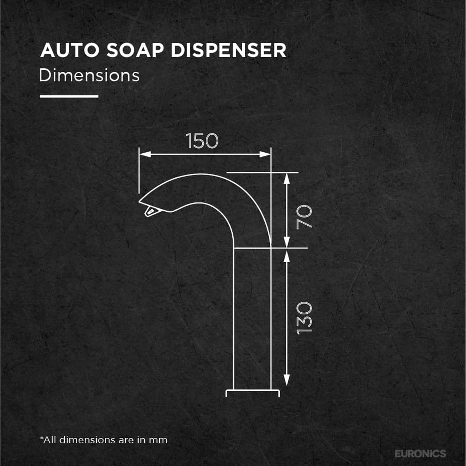 KSD8L — Auto Soap Dispenser High-Capacity Touch-Free Auto Soap Dispenser for Commercial Wash Areas