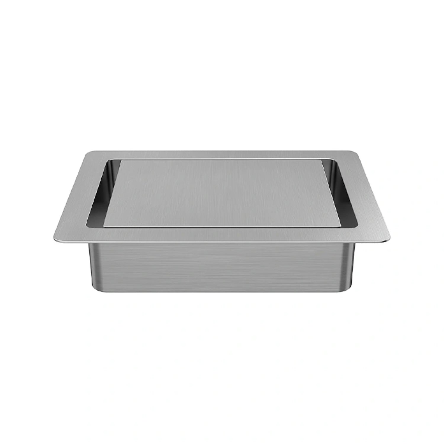 CWC10 Recessed Stainless Steel Waste Chute for Washbasin Areas - eur-CWC10