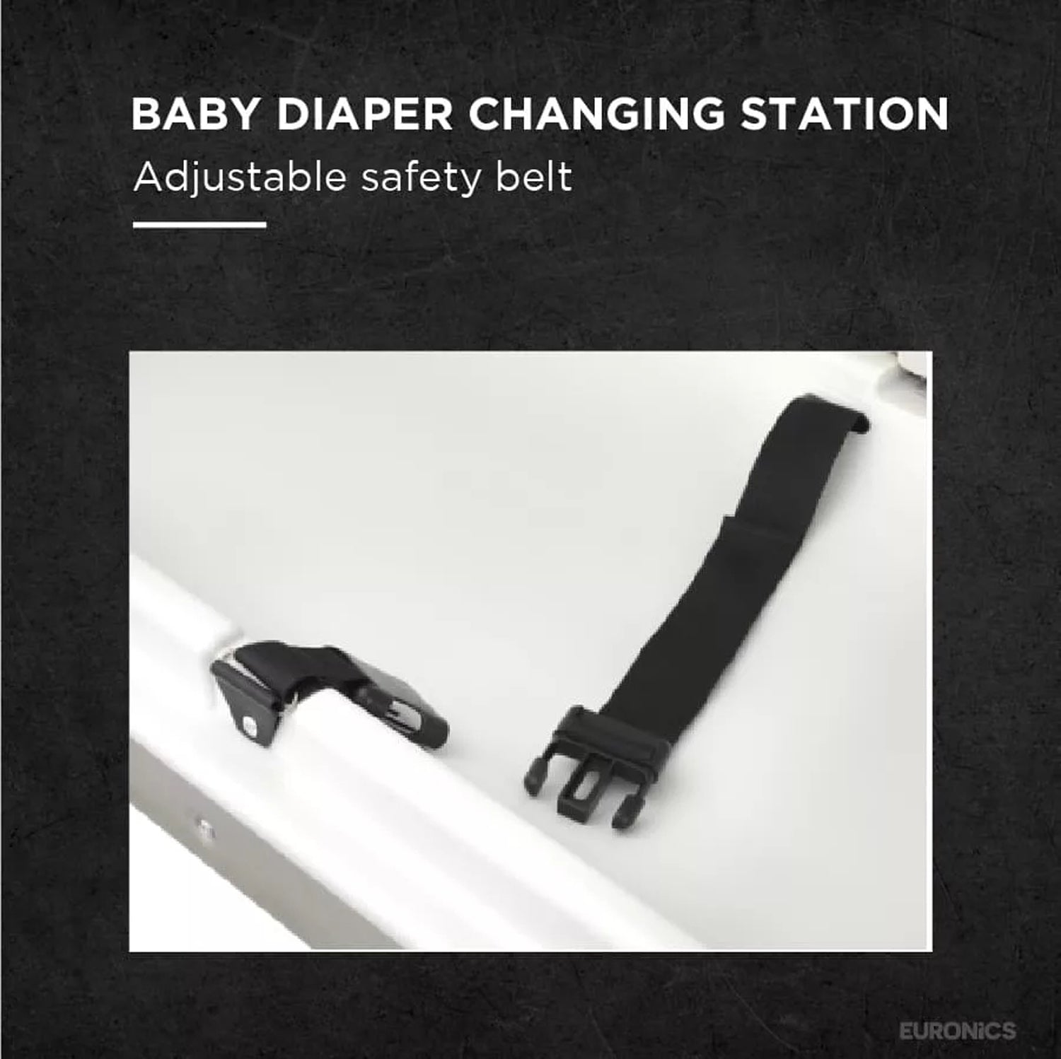 EDC1 Baby Diaper Changing Station Wall-Mounted HDPE Baby Diaper Changing Station for Commercial Washrooms