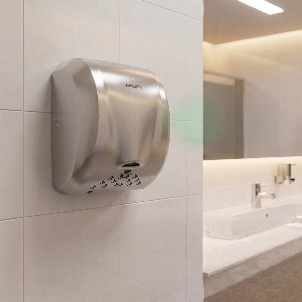 EH210N | Automatic Hand Dryer Compact Neutral-Finish Automatic Hand ...