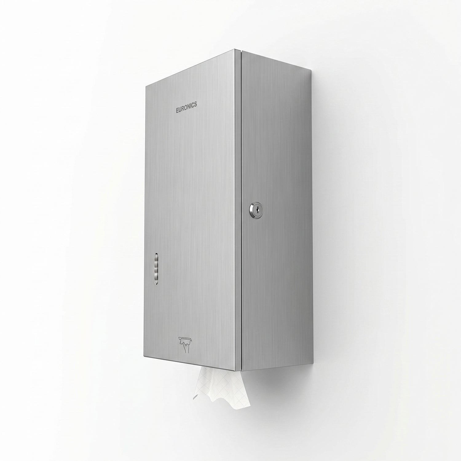 Image of EHBT01 Stainless Steel Folded Tissue Dispenser for WC & Washroom Areas