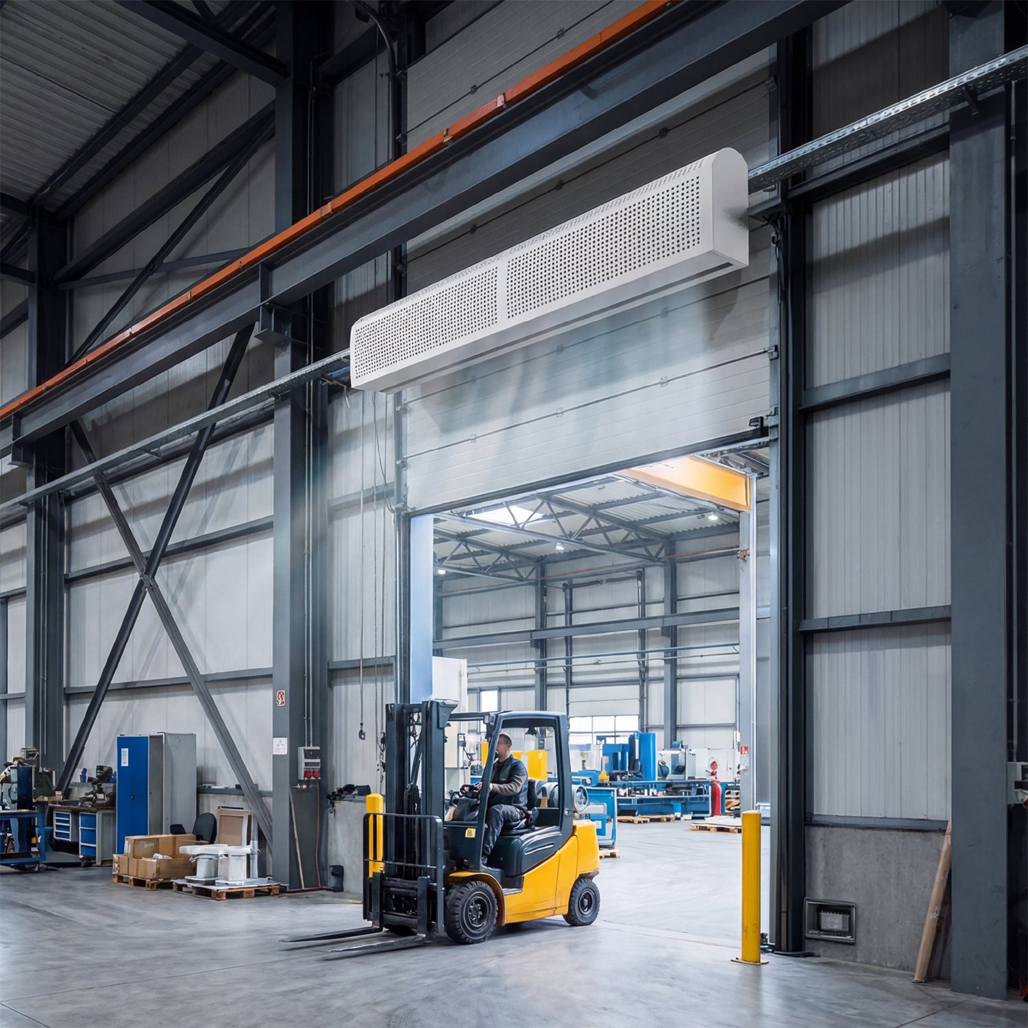 Image of EIA 5 Industrial Air Curtain Series Heavy-Duty Industrial Air Curtains for High-Bay & Large Door Openings