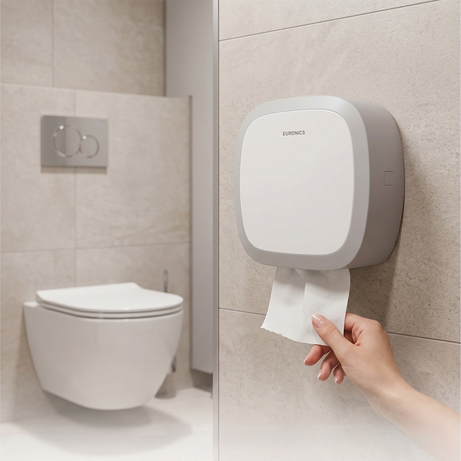Image of EJ24 Durable ABS Jumbo Roll Tissue Dispenser for WC Areas