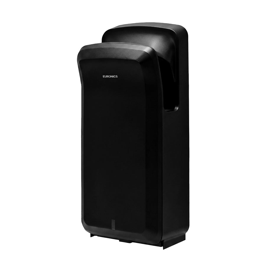 Image of Euronics Industries EJD4N black ABS hand dryer for high traffic washrooms