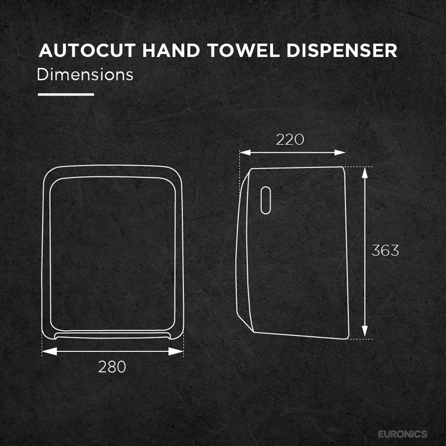 Image of EP17 | Paper Towel Dispenser | Auto-Cut | Automatic | ABS Plastic