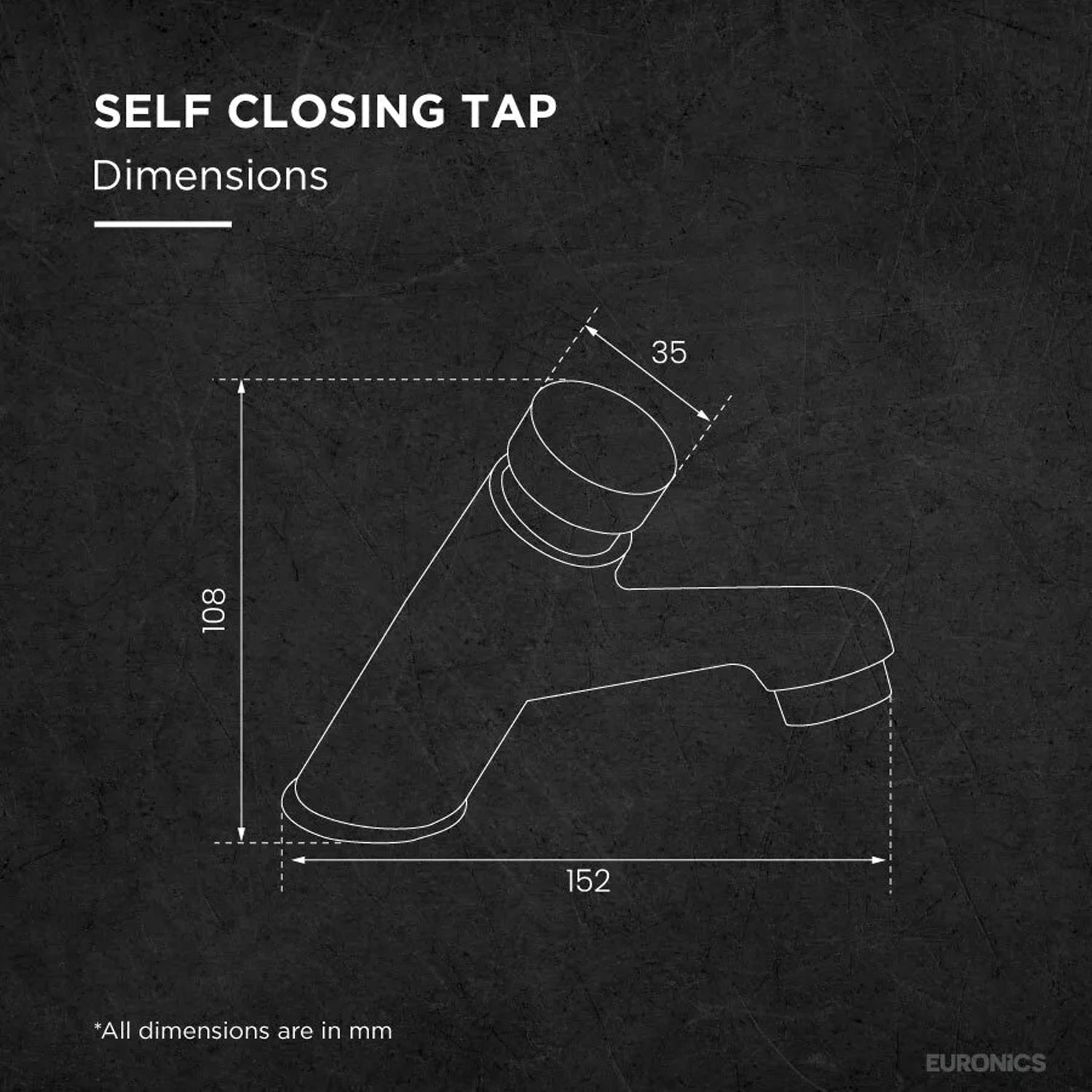 EPT04B-CP Manual Self Closing Basin Tap