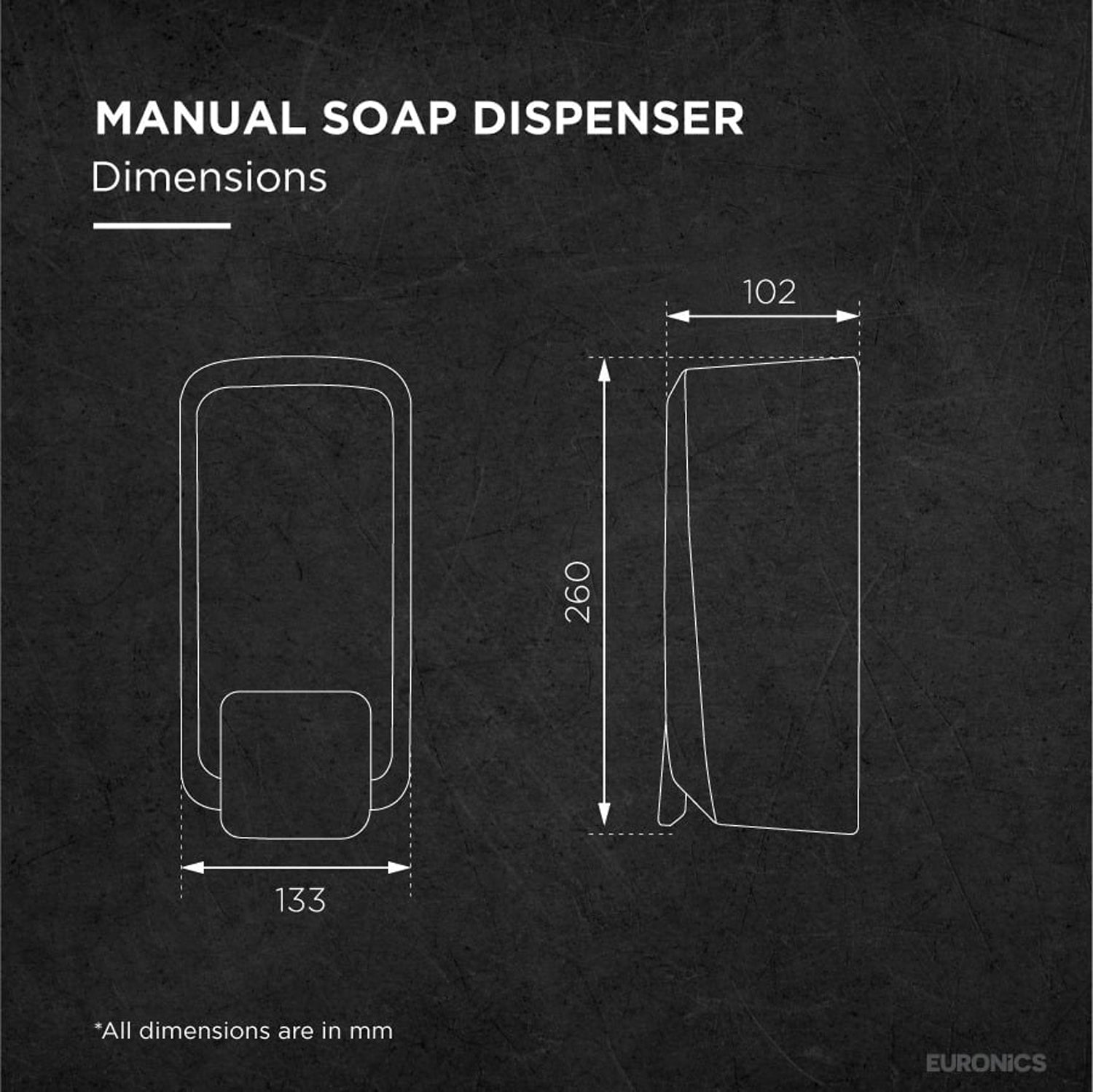 ES43 — Soap Dispenser Robust & Reliable Soap Dispenser for Commercial Washrooms