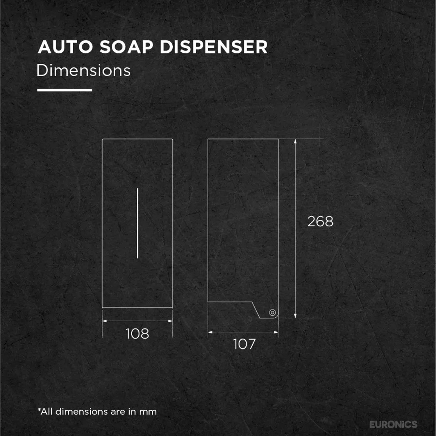 ES82E — Auto Soap Dispenser (Electrical) Touch-Free Electrical Soap Dispenser for Commercial Washrooms