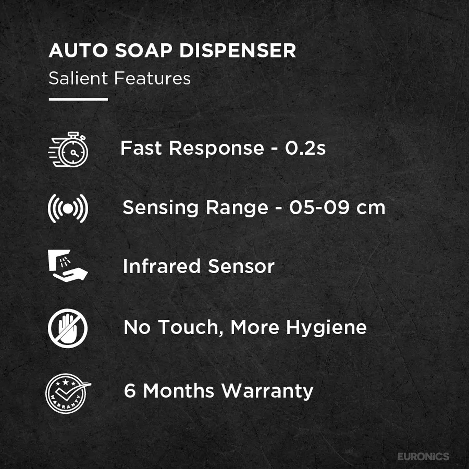Image of ES83AC — Auto Soap Dispenser Touch-Free High-Capacity Soap Dispenser for Commercial Washrooms