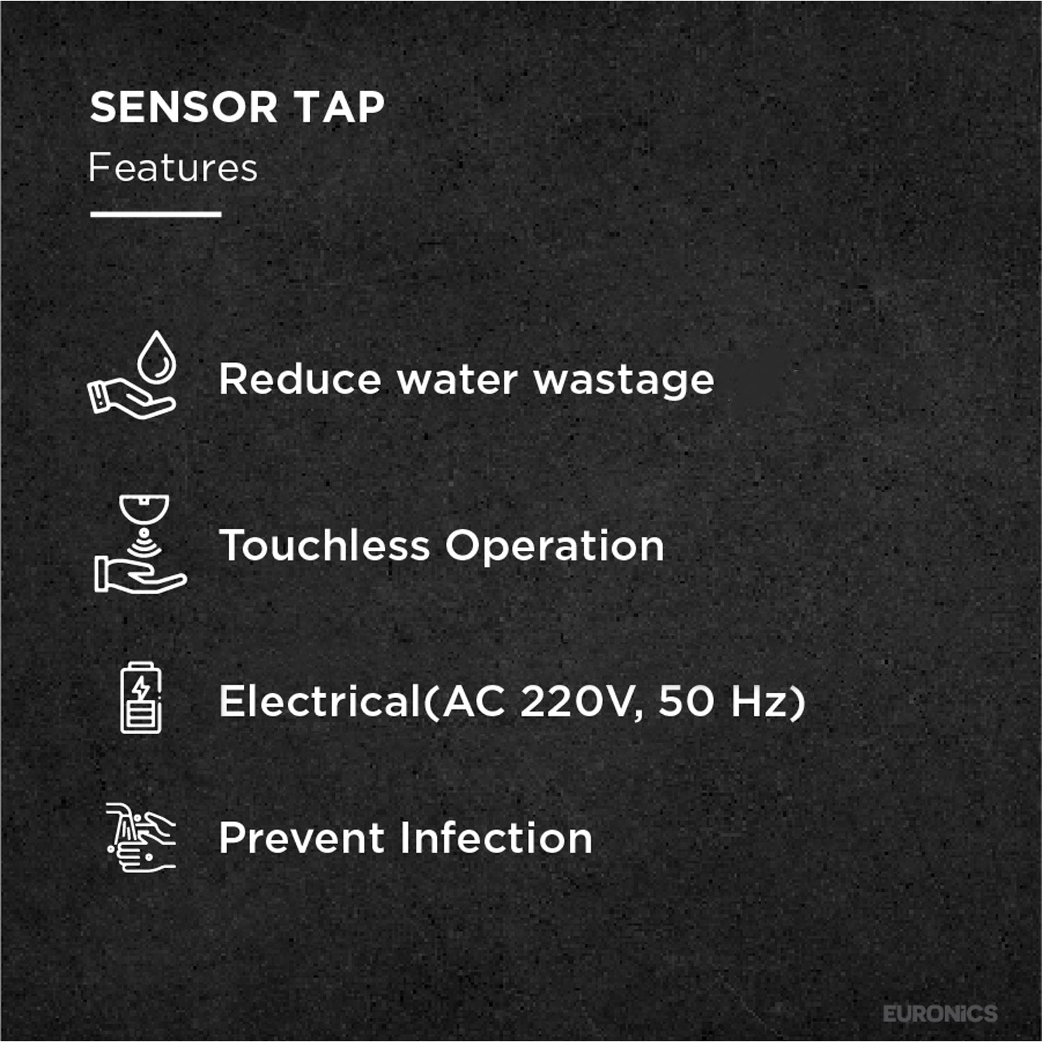 Image of ET17E | Sensor Tap | Wall Mounted | Automatic | Electrical