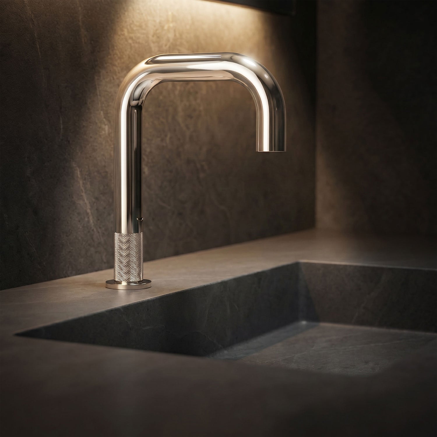 ET18BE Dual-Power Automatic Sensor Faucet with Chrome Finish