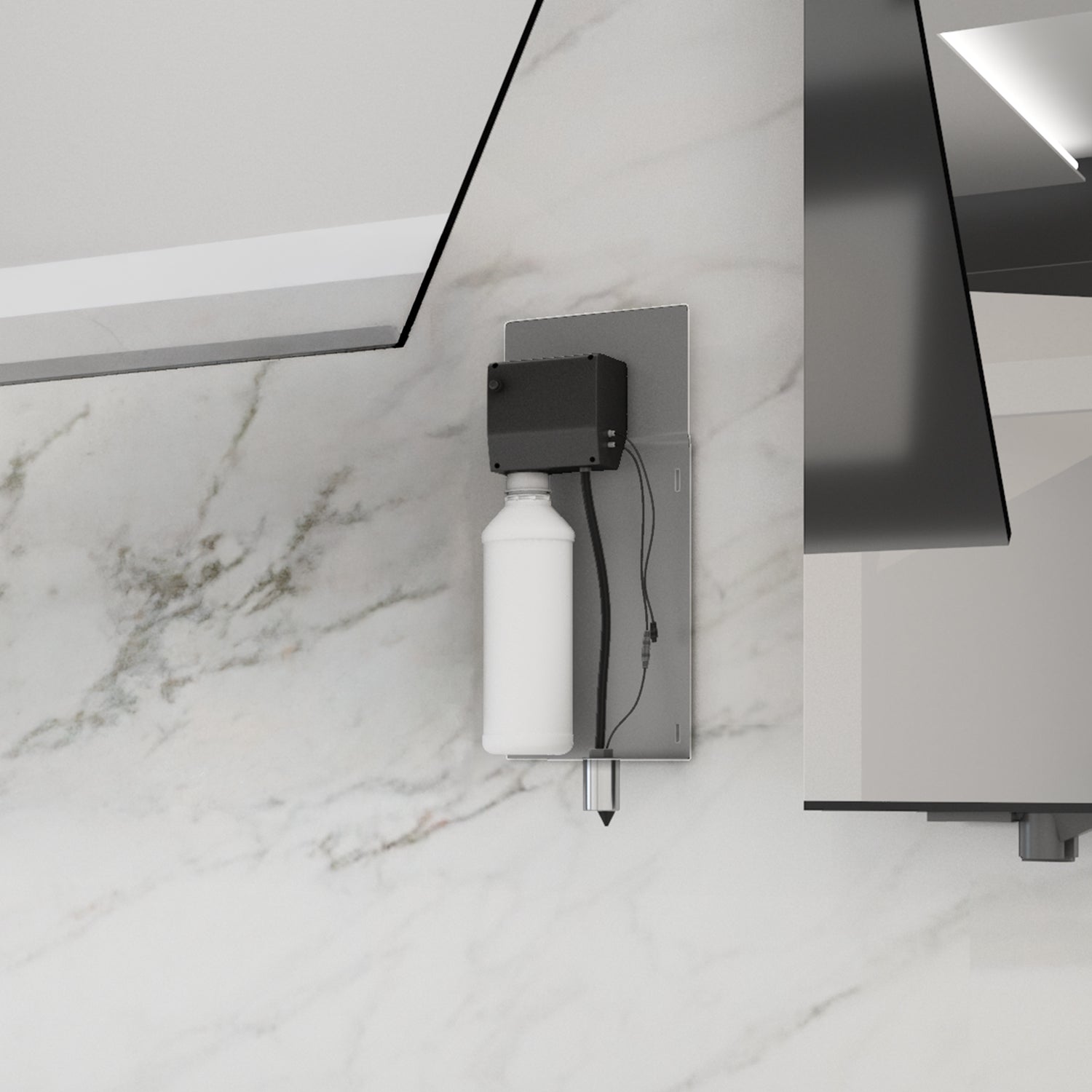 Image of FBSD — Auto Foam Soap Dispenser Touch-Free Behind Mirror Foam Dispenser for Commercial & Public Wash Areas