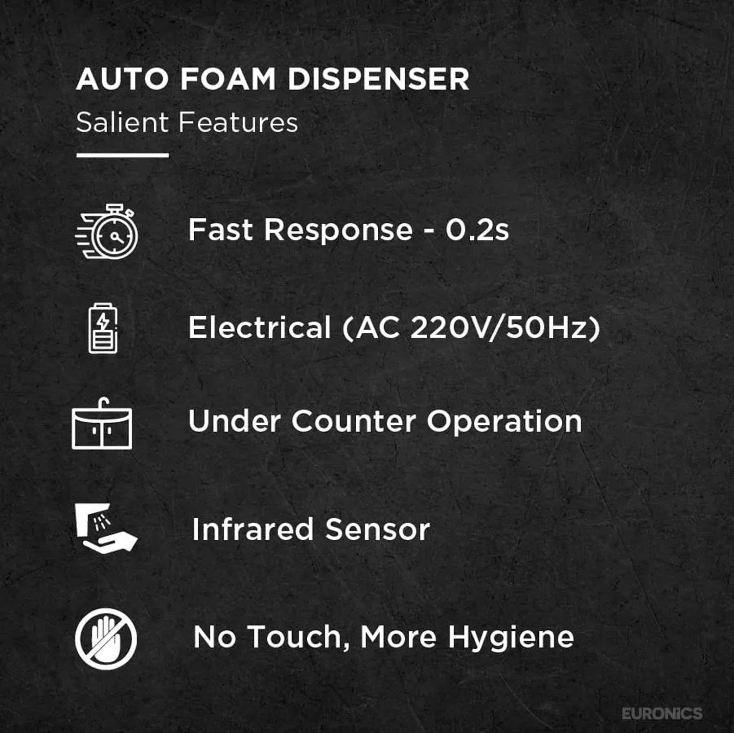 Image of FKSD14 — Auto Foam Soap Dispenser Compact Touch-Free Foam Soap Dispenser for Commercial Wash Areas