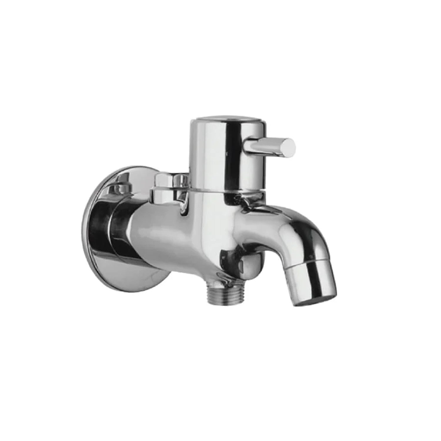 Image of Two Way Bib Cock with Wall Flange - eur-FLO-3004A