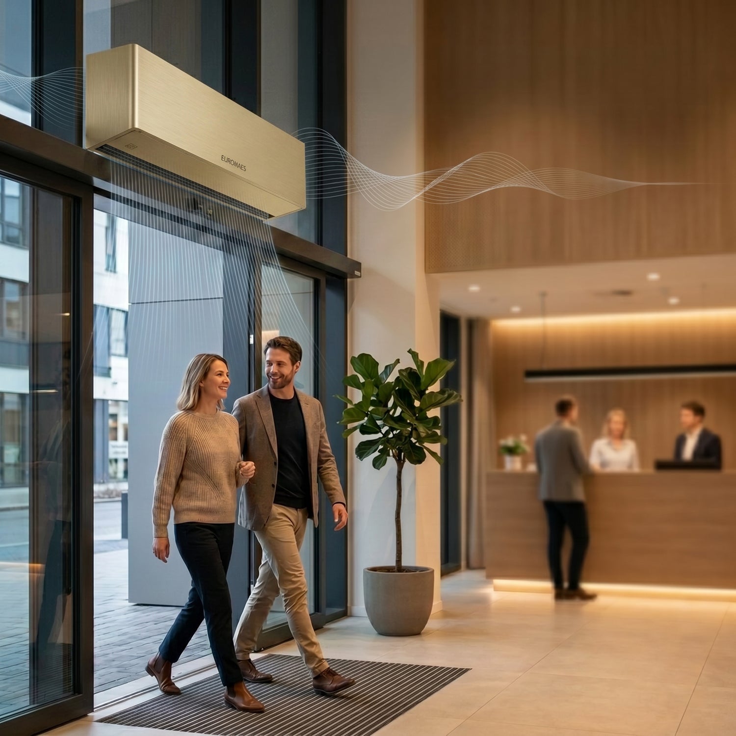 EAC 3 Series Air Curtain High-Performance Slim Air Curtains for Commercial Entrances