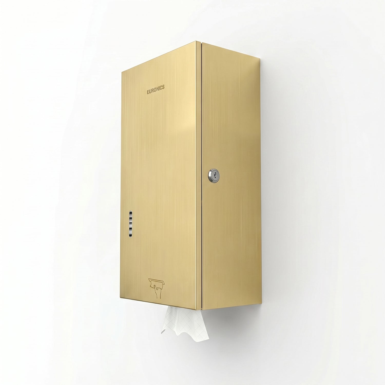 Image of EHBT01 Stainless Steel Folded Tissue Dispenser for WC & Washroom Areas