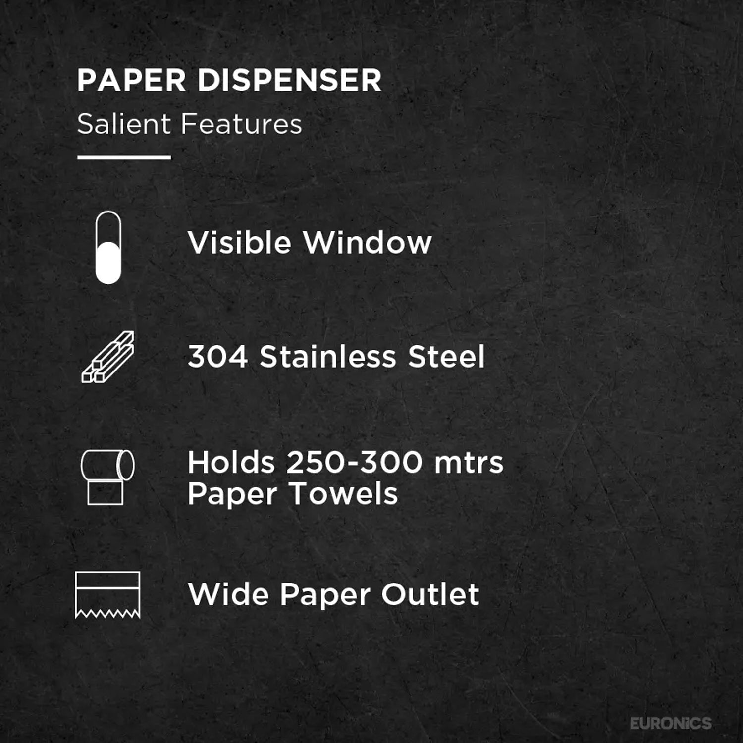 Image of EJ01 Heavy-Duty Stainless Steel Jumbo Roll Dispenser for WC Areas