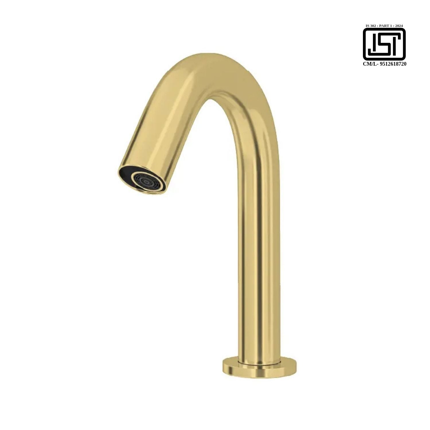 ET08VSBE Curve-Neck Automatic Sensor Faucet with Dual Power