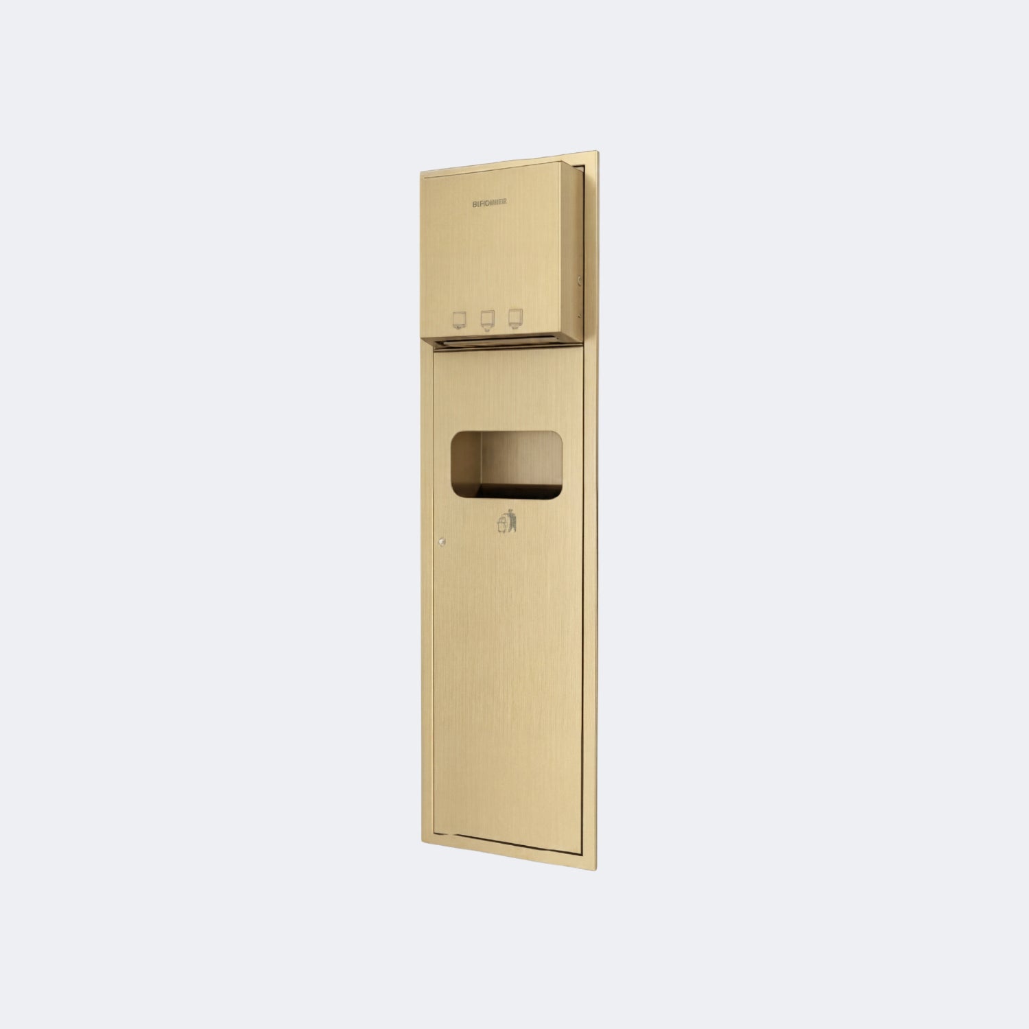 Image of KPD14A — Recessed Automatic Paper Dispenser + Waste Bin