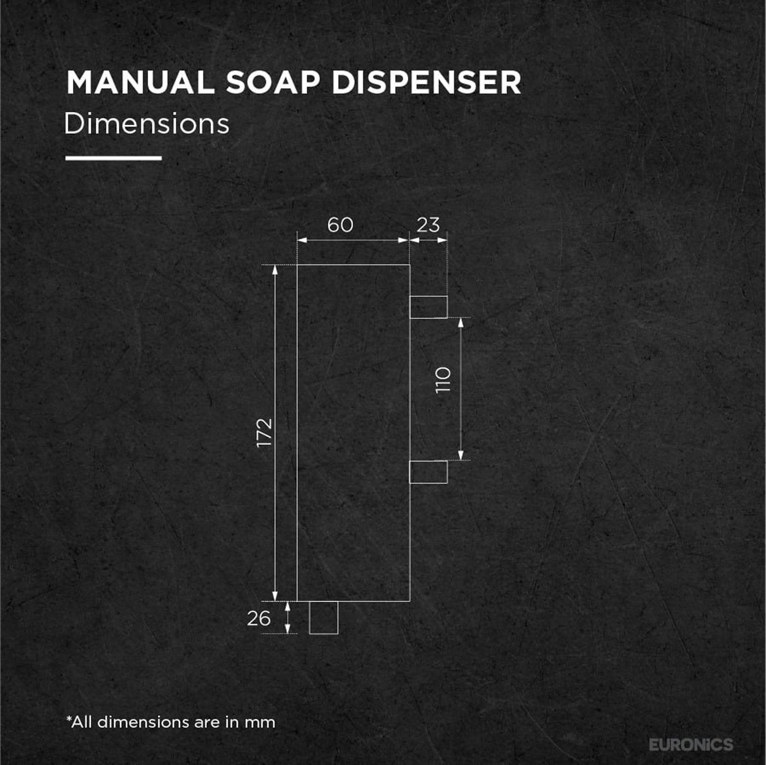 Image of KSD1 — Soap Dispenser Durable & Hygienic Soap Dispenser for Commercial Washrooms