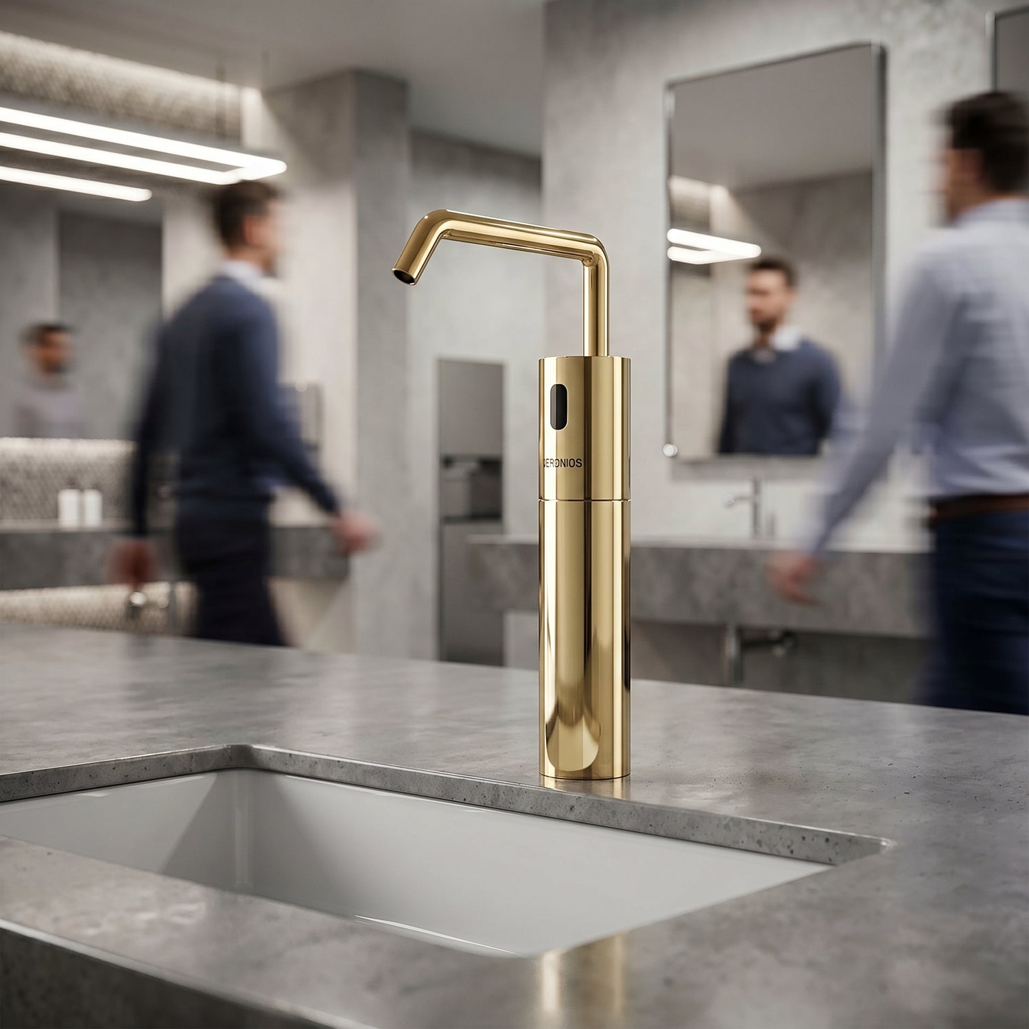 Image of FKSD9L — Auto Foam Soap Dispenser High-Capacity Touch-Free Foam Soap Dispenser for Commercial Wash Areas