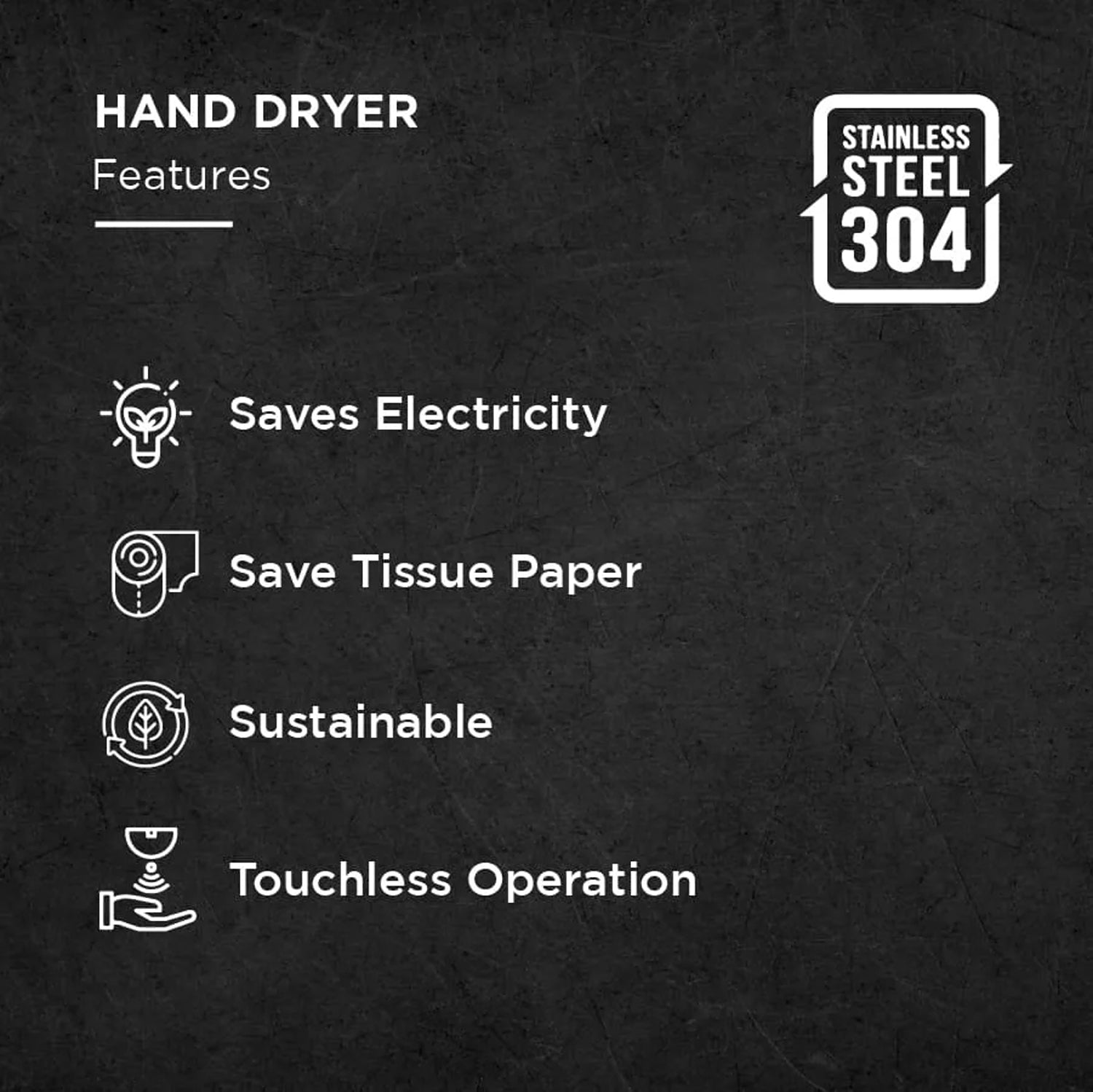 Image of RHD2 | Recessed Automatic Hand Dryer/ Compact Built-In Automatic Hand Dryer for Space-Efficient Commercial Washrooms