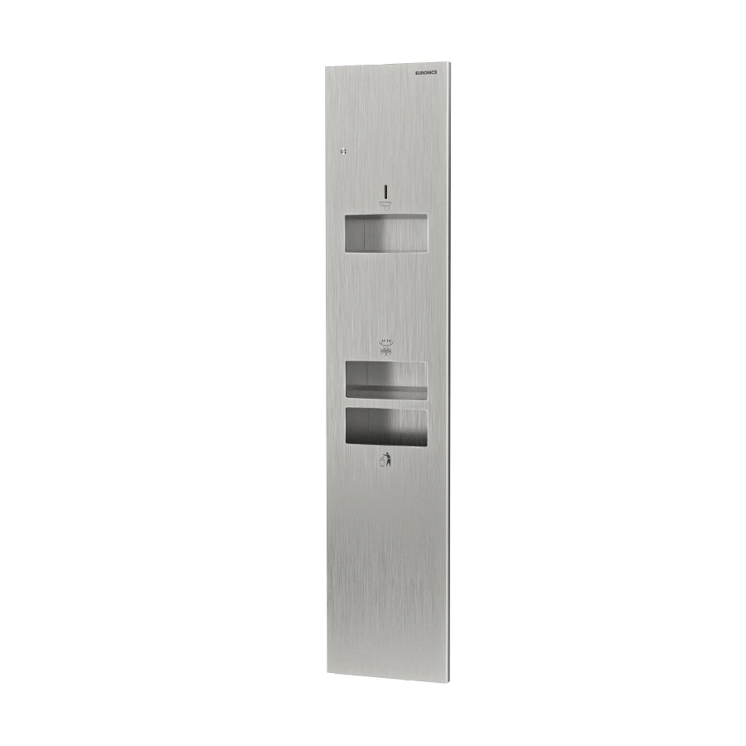 KMR2N — Hand Dryer + Tissue Dispenser + Waste Receptacle Recessed All-in-One Hand Hygiene Station for Commercial Washrooms