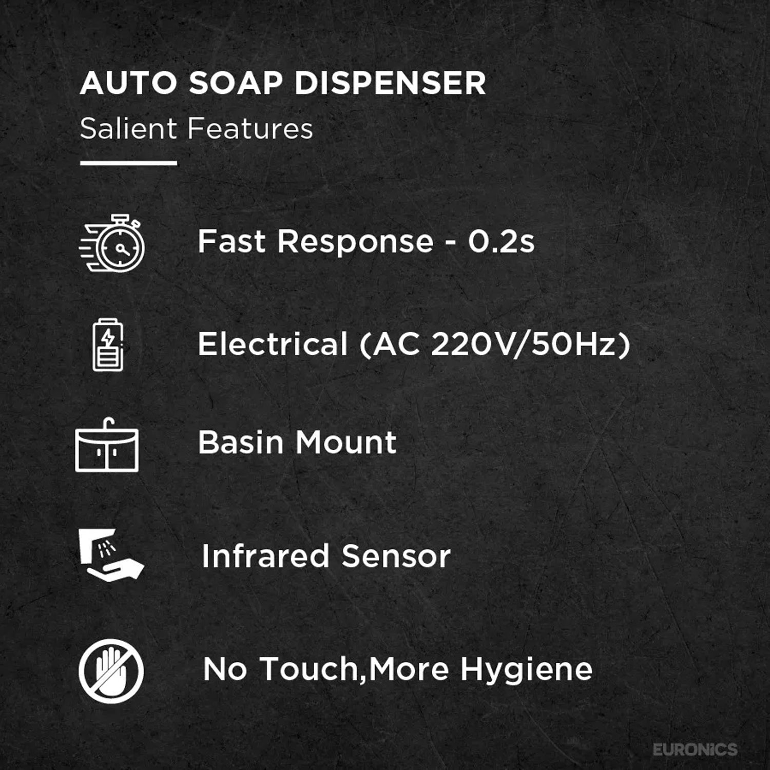 KSD15 — Auto Soap Dispenser Touch-Free Auto Soap Dispenser for Commercial & Public Wash Areas