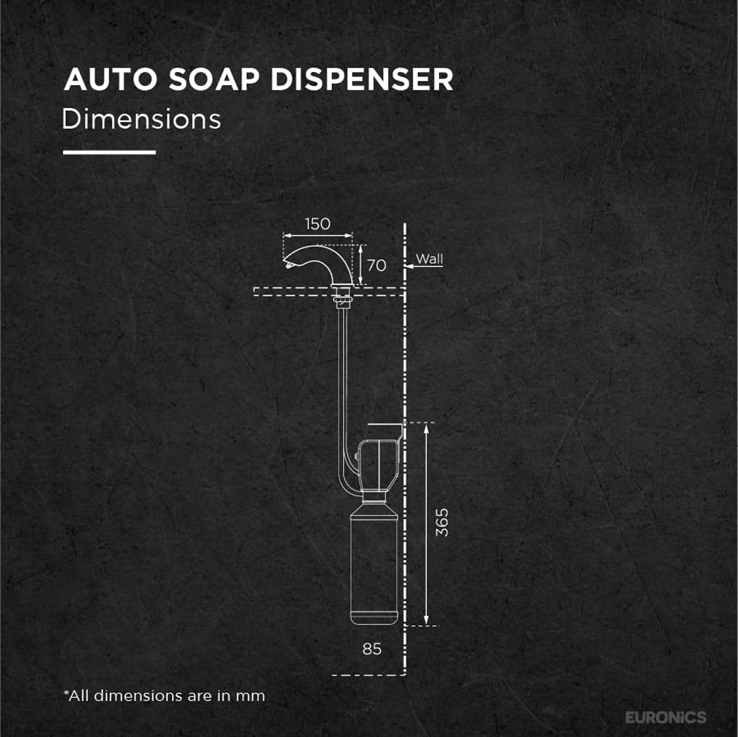 KSD2A — Auto Soap Dispenser Touch-Free Auto Soap Dispenser for Commercial & Public Wash Areas
