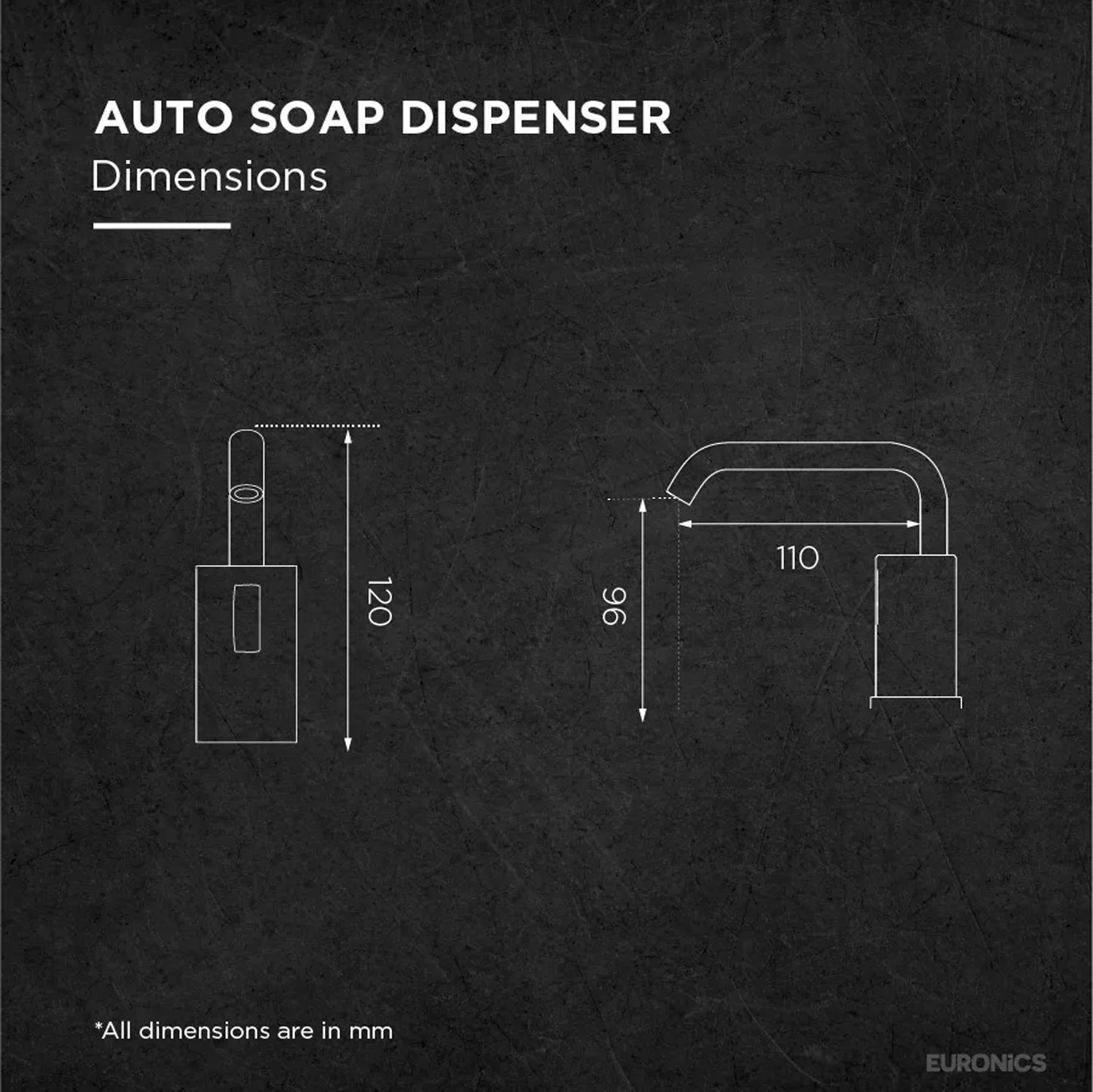 Image of KSD5T — Auto Soap Dispenser Touch-Free Auto Soap Dispenser for Commercial & Public Wash Areas