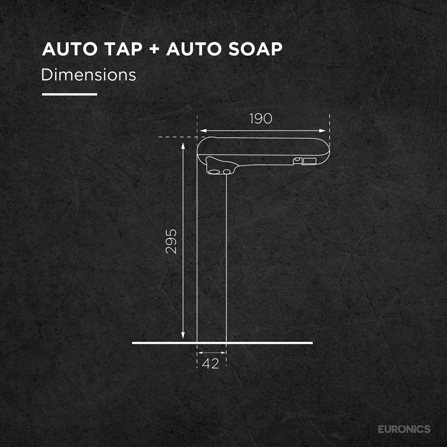 Image of KSDT20L 2-in-1 Automatic Sensor Faucet & Soap Dispenser for Commercial Washrooms