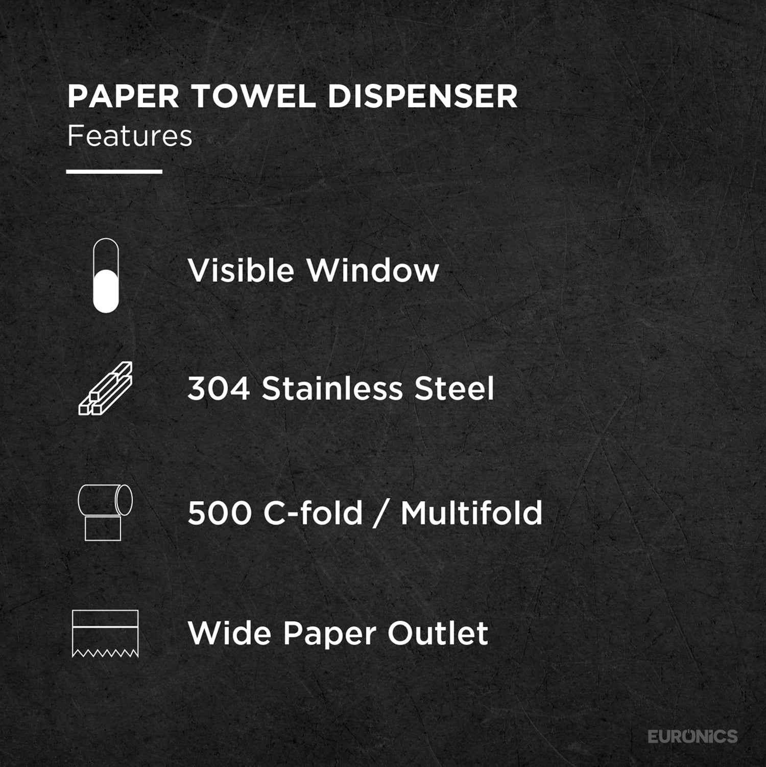 Linea P1 — Paper Towel Dispenser

Mid-Capacity Stainless Steel Paper Towel Dispenser for Efficient Commercial Washrooms