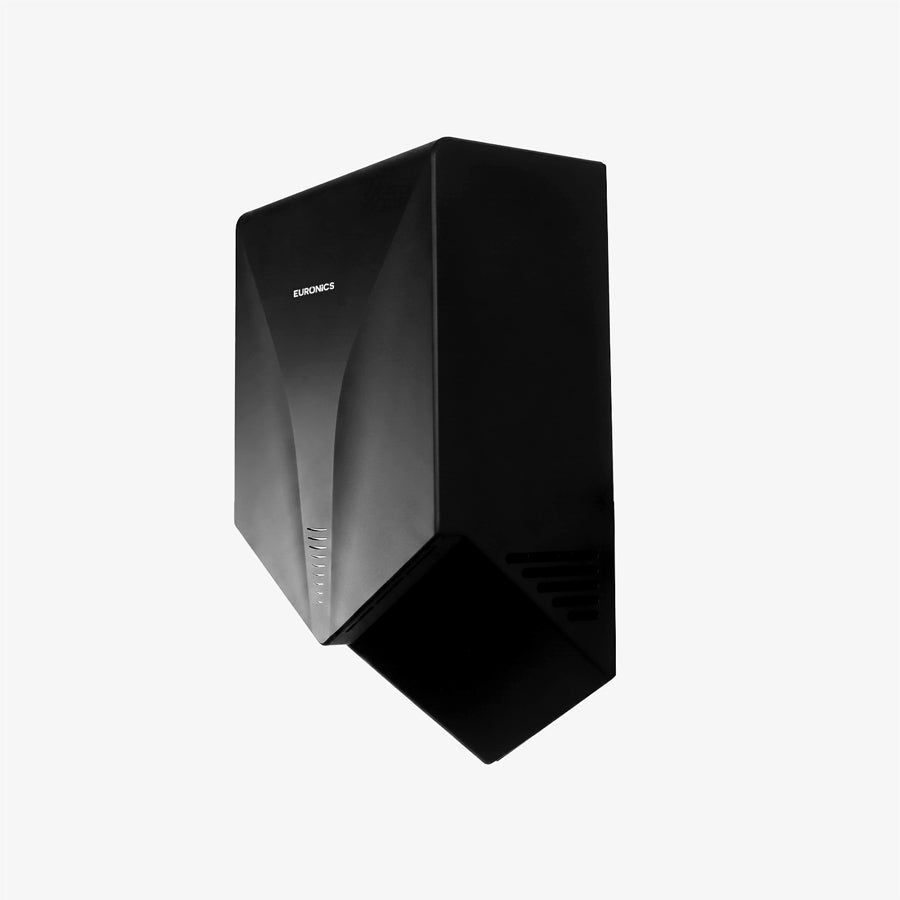 Euronics Industries PHD501 black ABS hand dryer for medium traffic washrooms