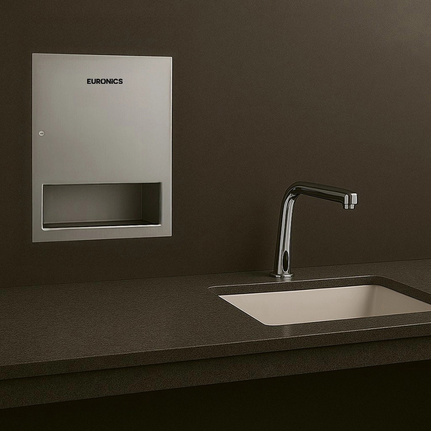 Image of RHD2 | Recessed Automatic Hand Dryer/ Compact Built-In Automatic Hand Dryer for Space-Efficient Commercial Washrooms