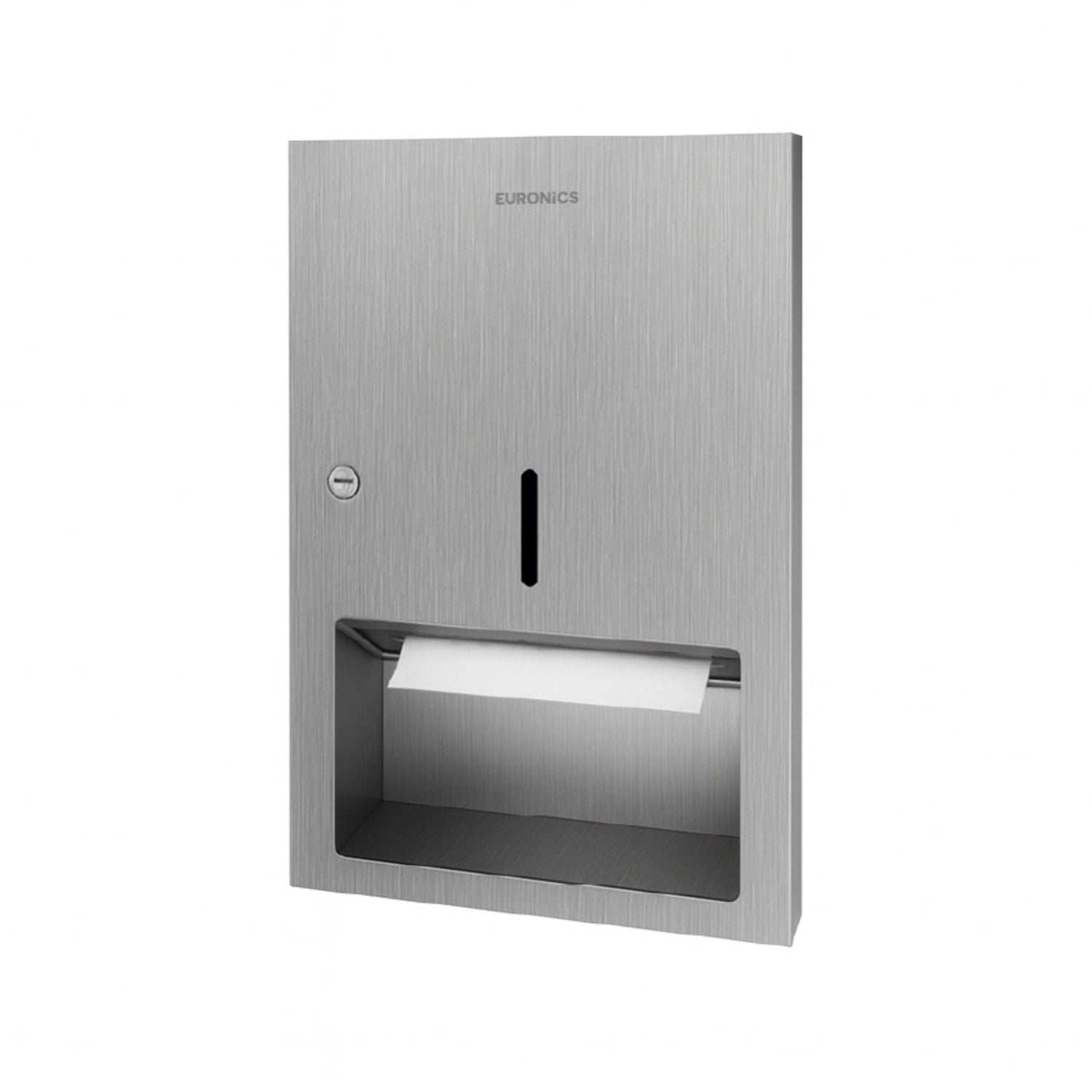 RPD2 High-Capacity Recessed Stainless Steel Paper Towel Dispenser for Public Washrooms