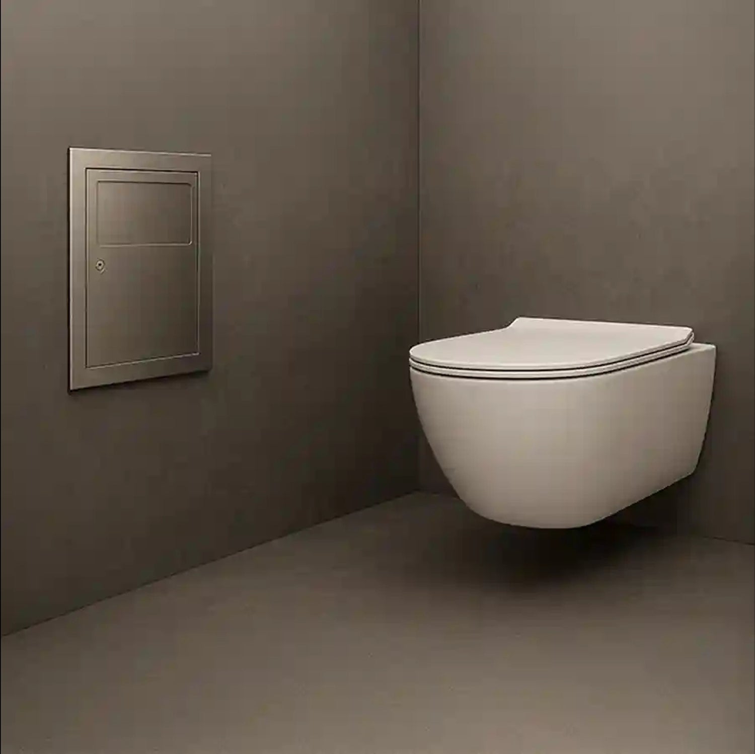 SWR03 Sanitary Napkin Disposal Unit Wall-Mounted Stainless Steel Sanitary Waste Disposal Solution