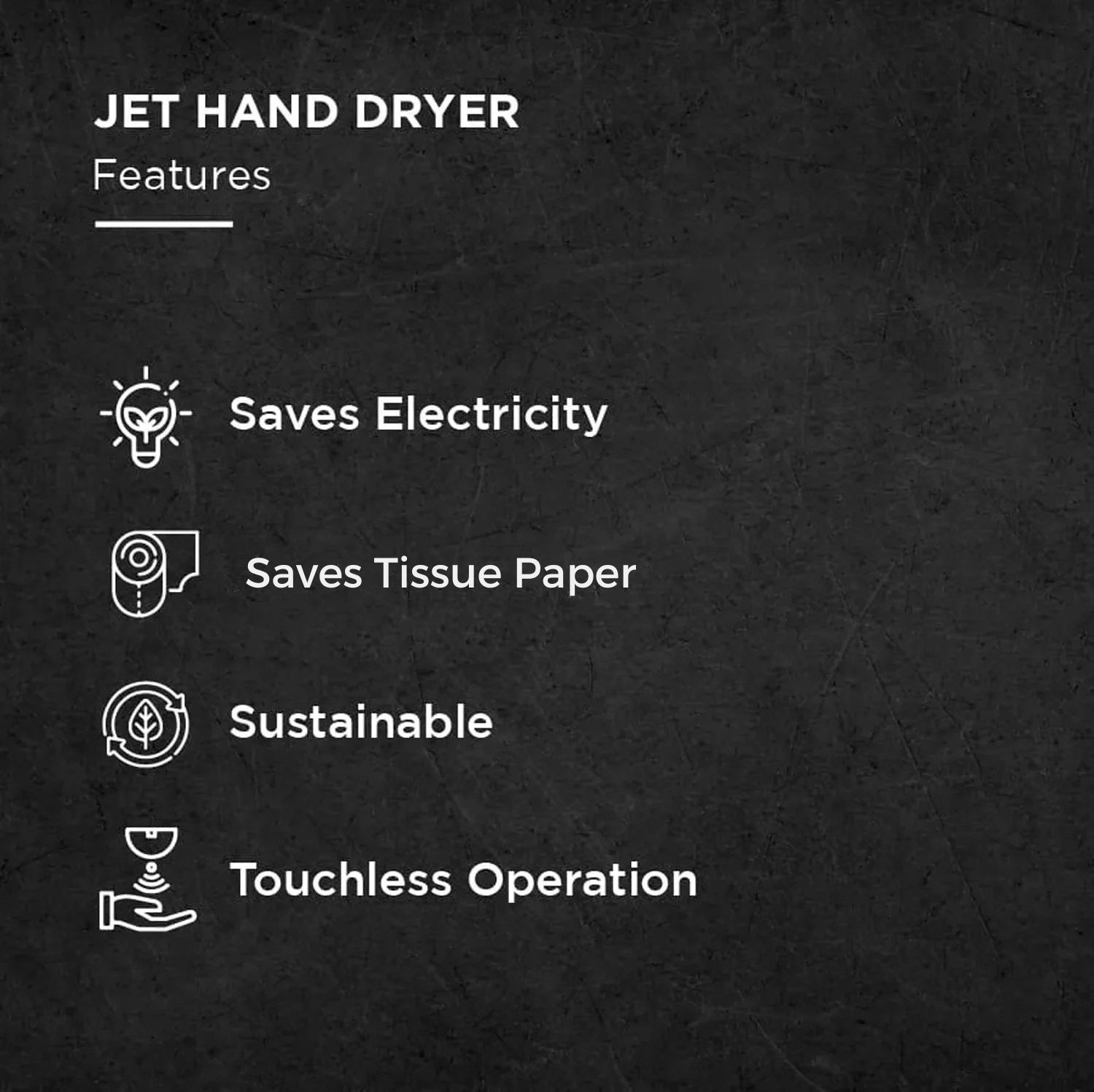 Image of EJD4N | Hand Dryer | ABS | Brush Motor | High Traffic