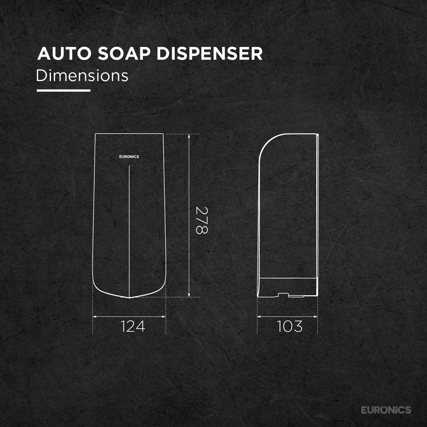 Tierra — Auto Soap Dispenser Touch-Free Soap Dispensing Solution for Modern Commercial Washrooms