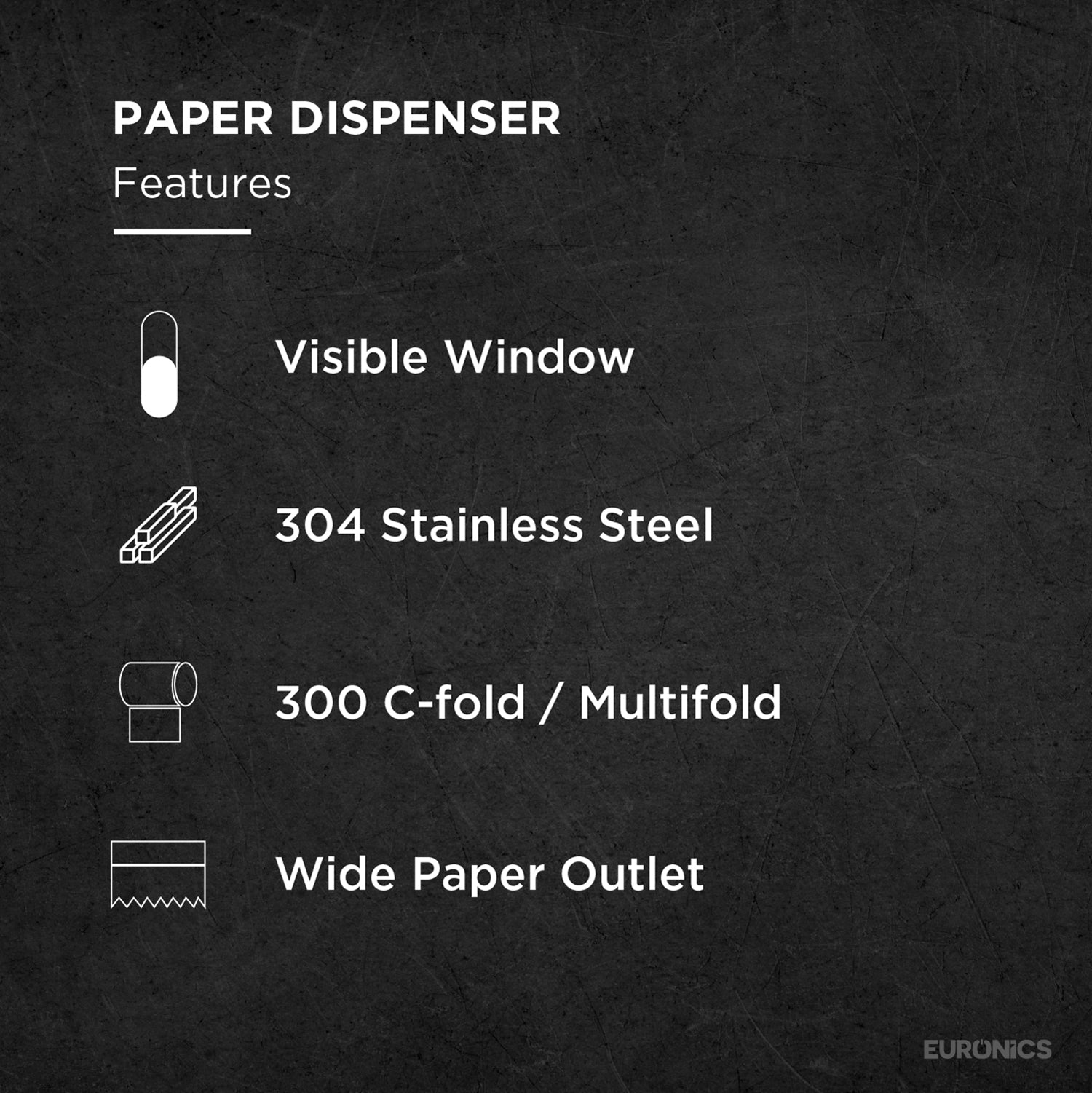 Trimax P2 — Manual Paper Dispenser

Compact Stainless Steel Manual Paper Towel Dispenser for Efficient Commercial Washrooms